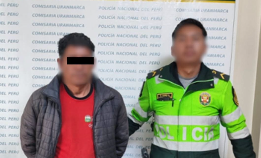 DETIENEN A SUJETO INVESTIGADO POR PRESUNTA VIOLACIÓN DE DOMICILIO Y TENTATIVA DE VIOLACIÓN SEXUAL EN URANMARCA